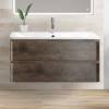 Тумба с раковиной BelBagno Albano 80 подвесная, robere nature grigio