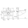 Комплект Abber Rechteck AC1202P-AC0101P унитаз подвесной, сиденье микролифт, белый фото 6