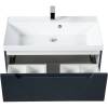 Тумба под раковину Belbagno Vittoria VITTORIA-800-2C-SO-GO-P 80x45x57 Grigio Opaco подвесная с двумя выкатными ящиками фото 4