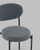 Набор из 4 стульев Stool Group Бриф DD AV 477-F83-K477NEW-9005-K X4 темно-серый, букле фото 8