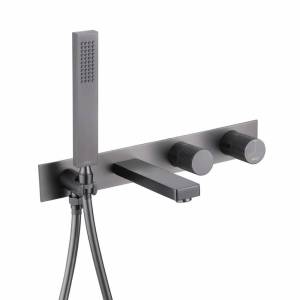 Смеситель для ванны Abber Rund AF8730NG встраиваемый, никель