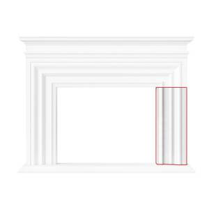 Нога камина правая Artpole SKM4-R 25x15x66.5