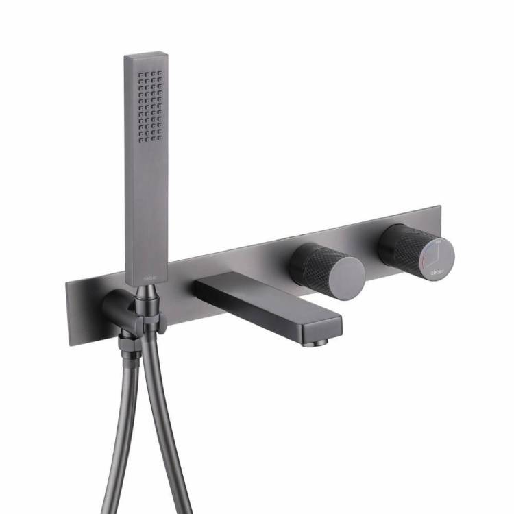 Смеситель для ванны Abber Rund AF8730NG встраиваемый, никель