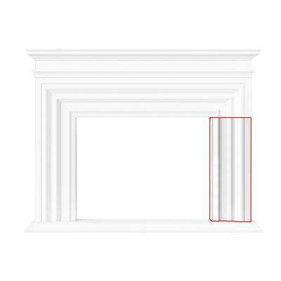 Нога камина правая Artpole SKM4-R 25x15x66.5