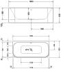 Акриловая ванна Duravit Happy D.2 700318 180х80 фото 4