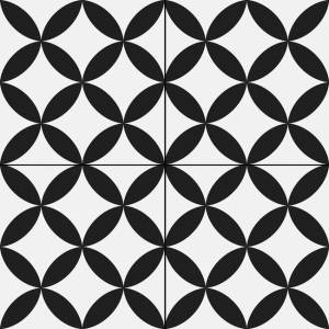 Керамогранит Prissmacer Circle Black Pre-Cut 45x45