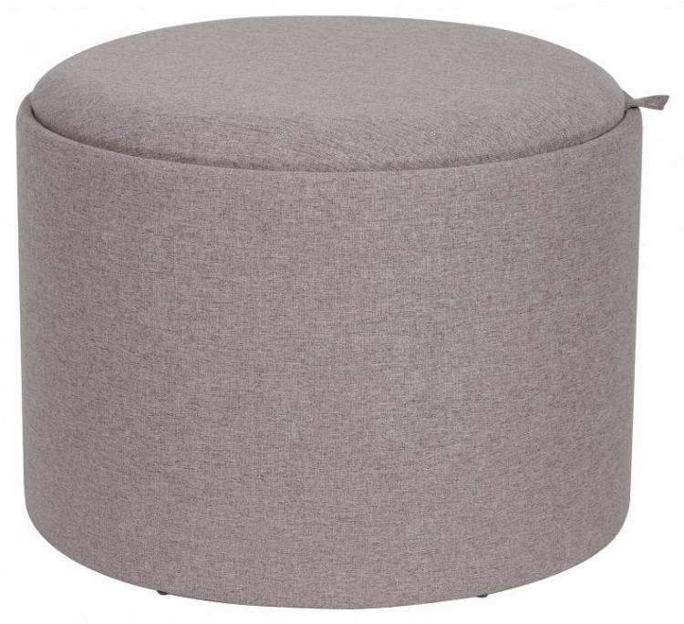Пуф-сундук Stool Group Хюгге 19B260LL BY1701-3 L рогожка бежевая с ящиком
