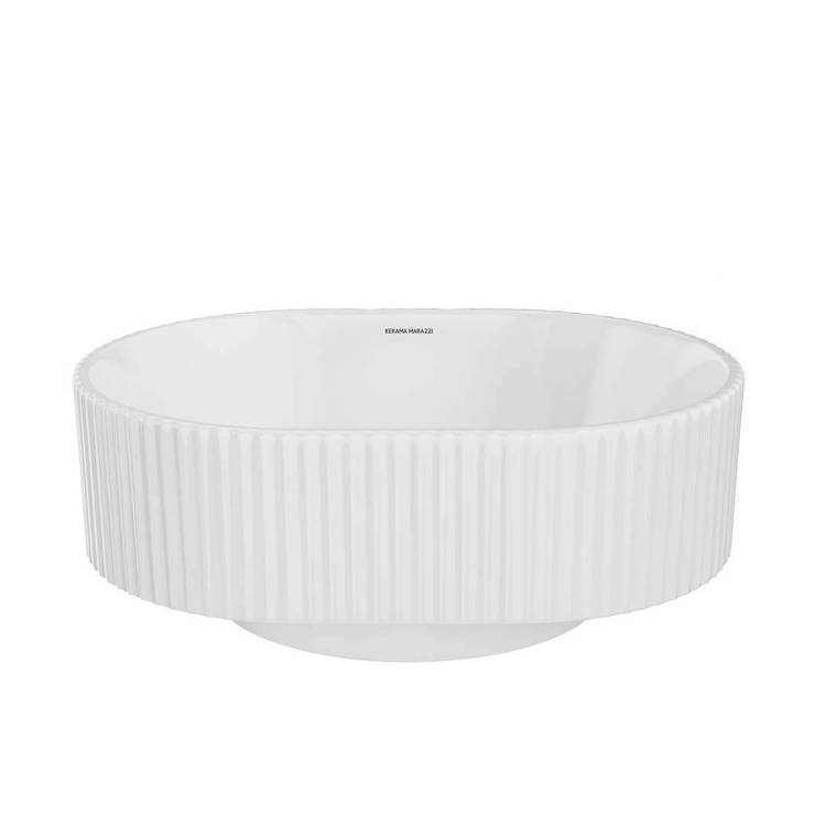 Раковина Kerama Marazzi Vento VE.wb.50/WHT Artbasin накладная, 50 см, белая глянцевая