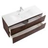 Тумба с раковиной Belbagno Marino MARINO-1100-2C-SO-RW-P 110x45x50 Rovere Moro подвесная с двумя выкатными ящиками фото 6
