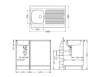Мойка кухонная Alveus Classic 70 1108745 Nat с сифоном, 100x60 фото 3