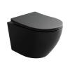 Унитаз подвесной Ceramica Nova Uno CN11001MB Rimless черный матовый