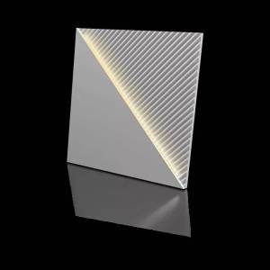 Дизайнерская панель Artpole MD-0008-6 Fields LED Platinum матовый 60x3.3x60
