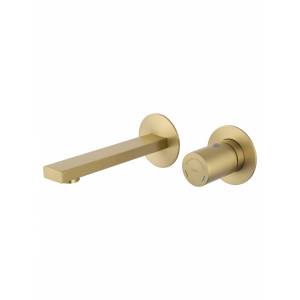 Смеситель для раковины Wonzon & Woghand WW-105-BG встраиваемый, золотой