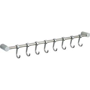 Планка с крючками (8 крючков) Savol S-006208 хром