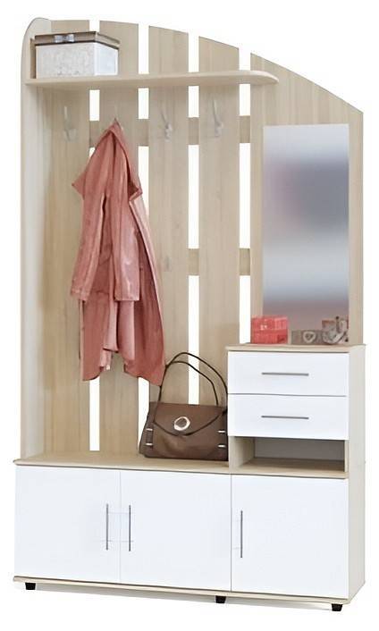 Стенка для прихожей Сокол ВШ-2.2 4680212006777, 4680212006784, 4680212001802, ШОВШ22дсб Дуб сонома/белый