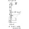 Система инсталляции для унитазов Geberit Duofix Delta 458.149.21.1 с кнопкой смыва, хром фото 8