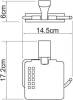 Держатель туалетной бумаги Wasserkraft Exter K-5225 фото 2