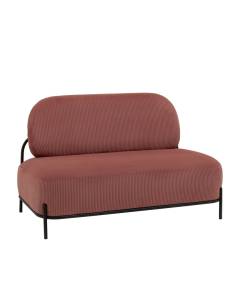 Диван Stool Group Стоун vd-dv-stone-cl-coral коралловый, велюр рельефный