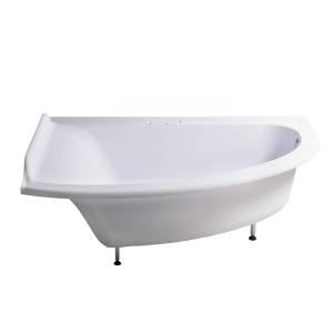 Ванна из искусственного камня Астра-Форм Анастасия Solid Surface 01010063 182x125 левая, белая матовая