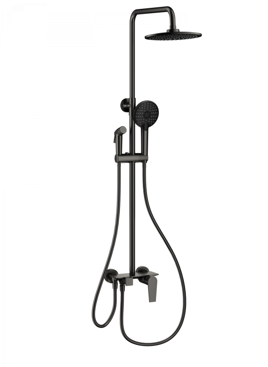 Душевая стойка Wonzon & Woghand WW-A30874-BGG темный графит