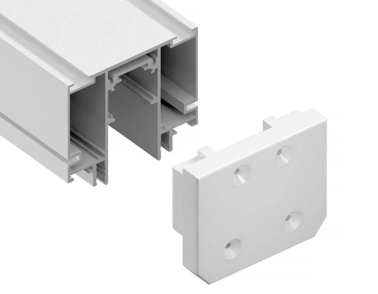 Заглушка демпферная для магнитного шинопровода Ambrella light Track System GL3609