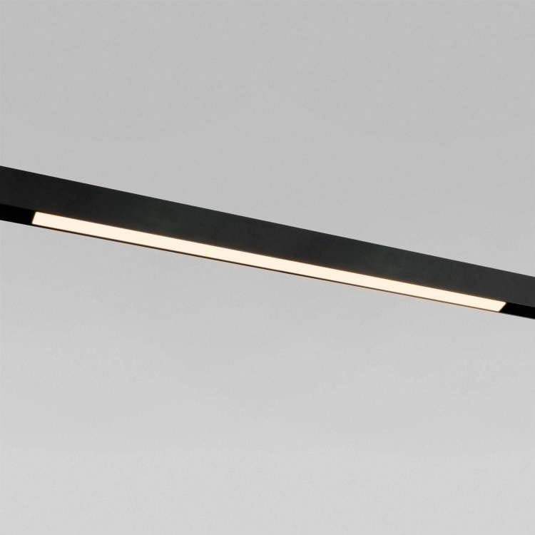 Трековый линейный светодиодный светильник Elektrostandard Slim Magnetic L02 85002/01 20W 3000K черный