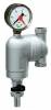 Фильтр для воды FAR 100мкм, с манометром, Max: 95 C, 25 бар. поворотный 3/4 ВР