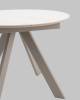 Стол Stool Group Миндель SO 229-85211 столешница керамика белый глянец, основание металл латте 100(140)x100x77 фото 12