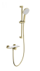Смеситель для душа Wonzon & Woghand WW-B2052-A-BG с гарнитуром, брашированное золото