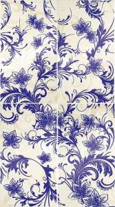 Панно Lasselsberger Ceramics Азур 1609-0005 Крем синее 50x90