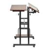 Стол Bradex Home Shuttle FR 0690 многофункциональный, темное дерево, черный фото 6