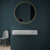 Раковина Vincea Solid Surface VWB-6S312MW из искусственного камня, 1200x400x150, подвесная, цвет белый матовый
