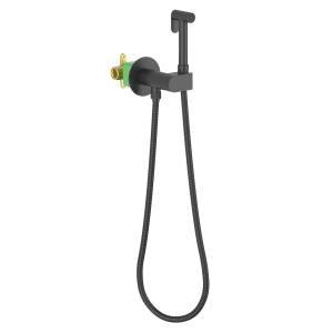 Гигиенический душ Timo Caisa 9137/03SM со смесителем, черный матовый