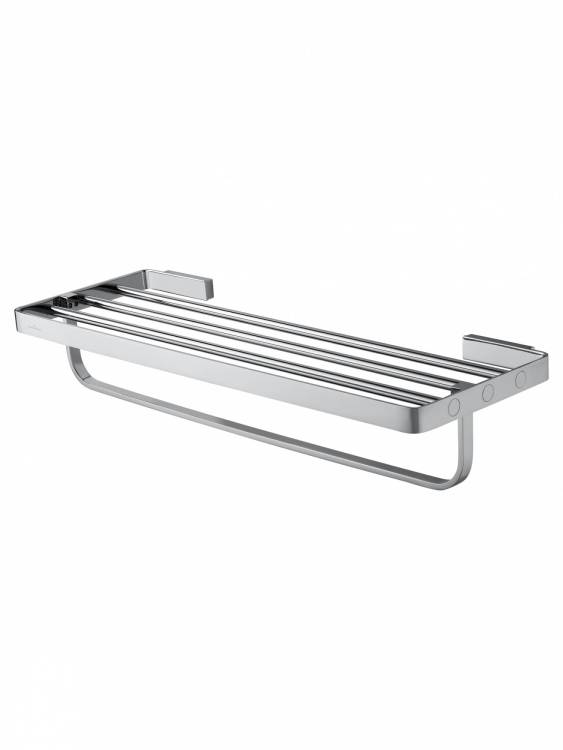 Полотенцедержатель Wonzon & Woghand WW-8381A с полкой, хром
