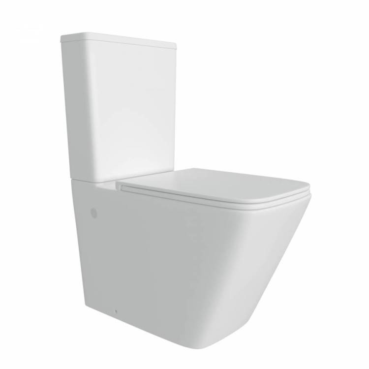 Унитаз-компакт Watersense Eva W00089 безободковый, сиденье микролифт