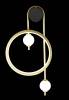 Бра Crystal Lux Rodrigo Ap20W Led Black/Gold фото 4