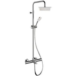 Душевая система Remer Elegance EQ34A8CPUFS25G хром, с изливом, с термостатом