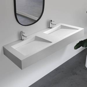 Раковина Abber Stein AS2643-1.2 подвесная, 122 см, белая матовая