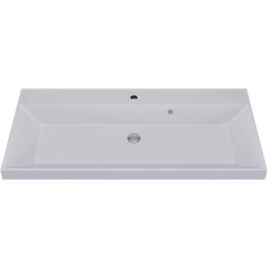 Раковина Uperwood Classic Quartz 293020632 белая матовая, жасмин, 100x45 Раковина Uperwood Classic Quartz 293020632 белая матовая, жасмин, 100x45