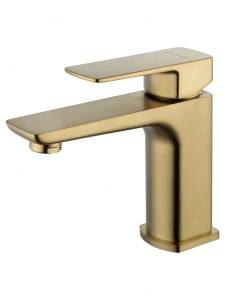 Смеситель для раковины Wonzon & Woghand WW-88139003-BG брашированное золото