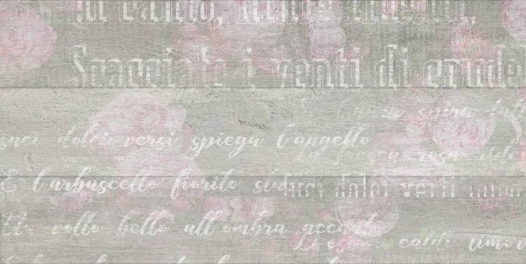 Керамическая плитка Golden Tile Abba 652261 Flowers серый 30x60