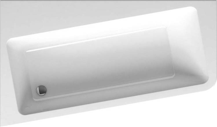 Акриловая ванна Ravak 10° 160x95 L с ножками