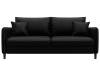 Прямой диван Лига Диванов Лига-064 НПБ 129929 GRIFON 18 черный фото 2