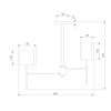 Потолочный светильник Eurosvet Notturno 60162/8 латунь Smart фото 5