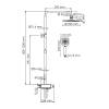 Душевой комплект Wasserkraft A113.067.065.CH Thermo с термостатическим смесителем, хром фото 3