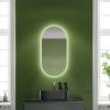 Зеркало Sancos Oval OV45C LED подсветка, сенсорный выключатель фото 2