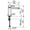 Смеситель для раковины Plumberia Selection Tag TG0053CR хром фото 2