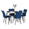 Стул Tetchair Bari LT 24798 синий, велюр фото 6
