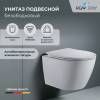 Унитаз подвесной RGW SW-50 80420250-01 безободковый, сиденье микролифт