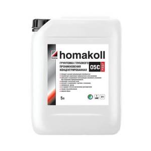 Грунтовка глубокого проникновения, концентрированная Homakoll 05 С Prof (5 кг)